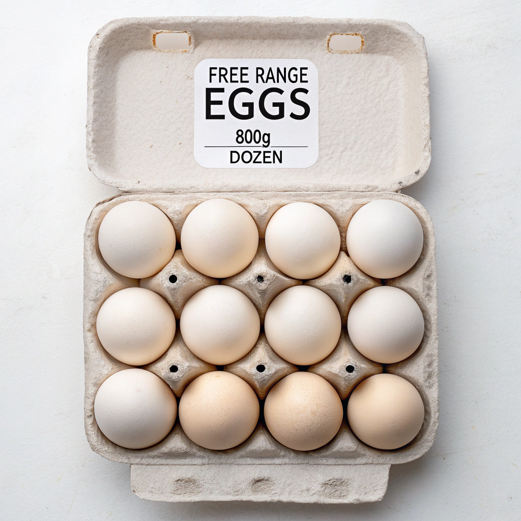Free Range Eggs 800g Dozen